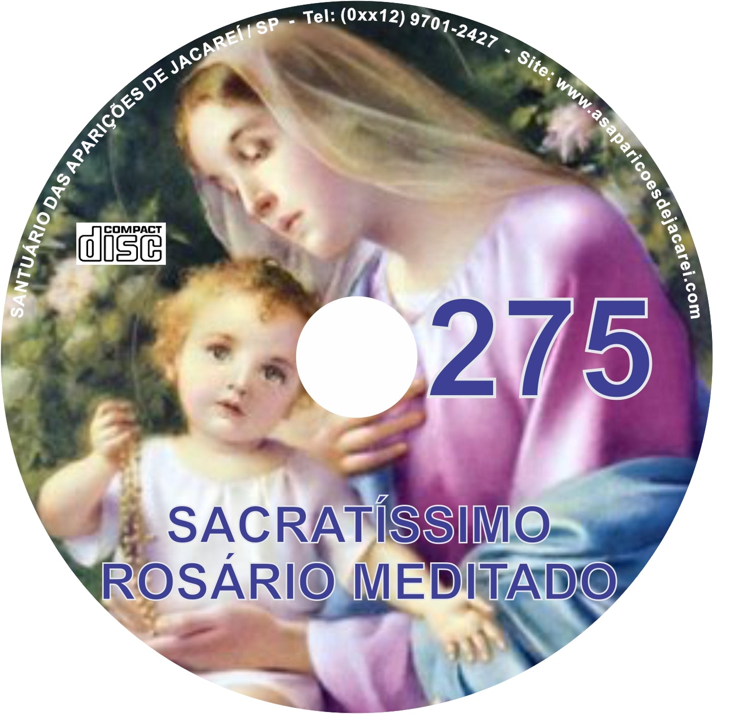 CD Rosário Meditado 275 CD Rosário Meditado 275